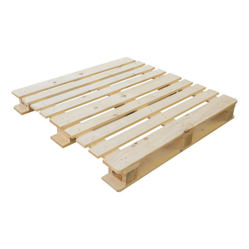 倉庫 収納 4 Way Block パレット 強化 耐久 熱処理 木製 パレット