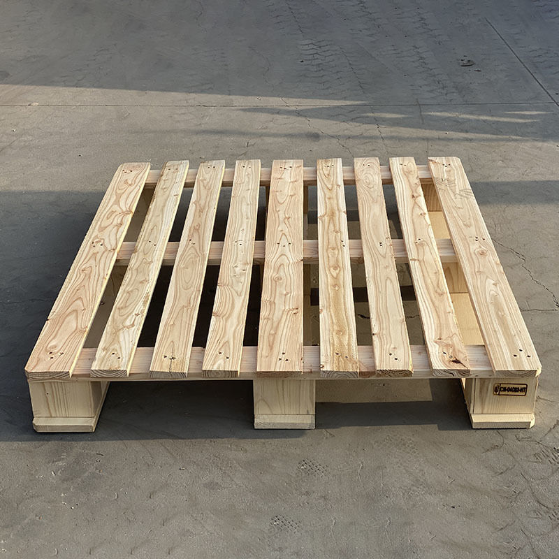 Wooden Pallets 4-Way Entry Double Faced Style Customizable Load Best Sale Warehouse Packaging Logistics