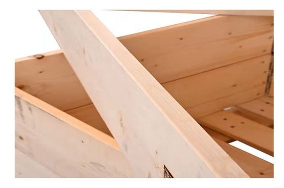 よい価格 熱処理された木製の箱 積み重ねられる木製の運送箱 オンライン