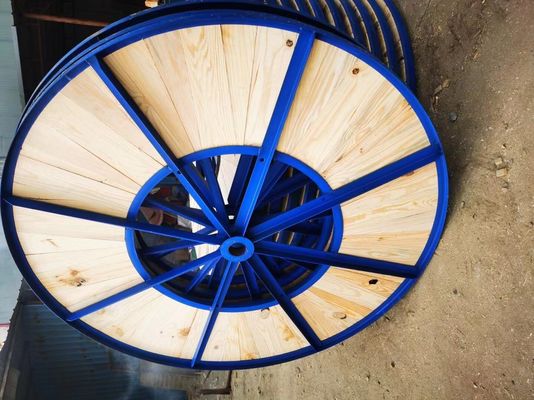 よい価格 空っぽの大きな木製ケーブルリール 木製ケーブルスピル ISPM-15 認証 オンライン