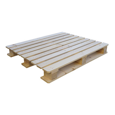 よい価格 1200×1000mm 4 Way Euro Pallet 重重量処理された木製パレット 単面 オンライン